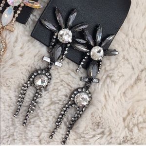 Free People Dark Rays Gunmetal Earrings